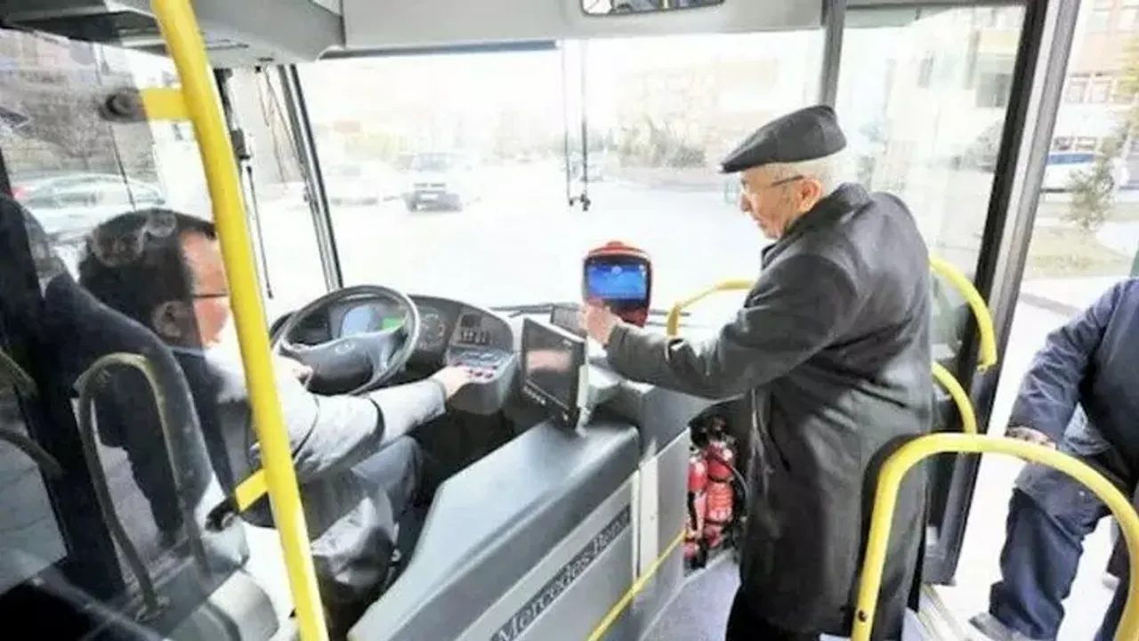 65 yaş üstüne toplu taşıma ücretli olacak