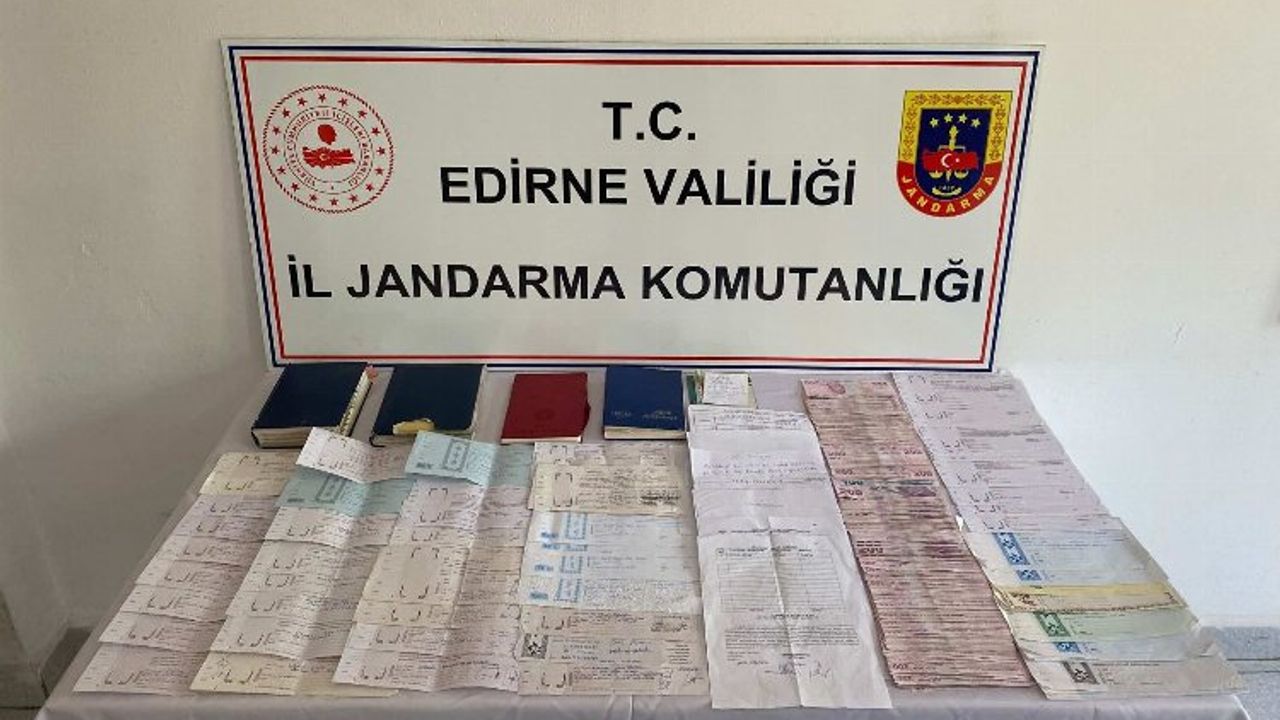 Edirne'de tefecilik operasyonu: 5 gözaltı
