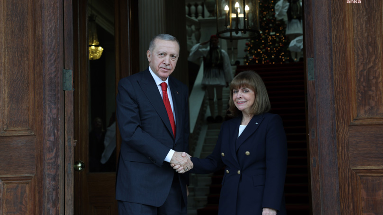 Cumhurbaşkanı Erdoğan, Yunanistan Cumhurbaşkanı Sakelaropulu ile görüştü