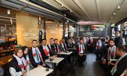 AKP Gençlik Kolları'ndan İsrail'e benzersiz protesto