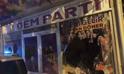 DEM Parti ilçe binasına baltalı saldırı