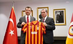 İBB Başkanı Ekrem İmamoğlu Galatasaray SK Başkanı Dursun Özbek'i ziyaret etti