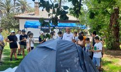 Muratpaşa Belediyesi’nin doğa kampı ilk misafirlerini ağırladı