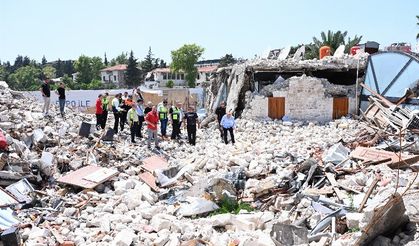 752 yıllık tarihi enkazda lazerle nokta ölçümü