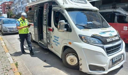 Klimasını açmayan minibüslere ceza yağdı