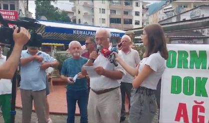 Artvin'de vatandaşlar doğa talanına tepki gösterdi