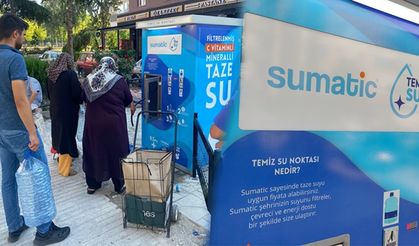 Çorum'da C vitamini katkılı sumatic vatandaşların hizmetinde