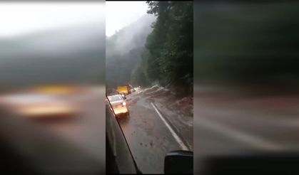 Artvin'de dereler taştı, köy yolları kapandı