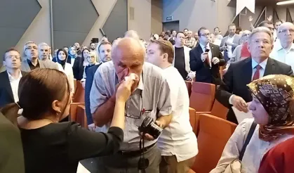 Mazbata töreninde AKP'li meclis üyesi CHP'li meclis üyesini darp etti