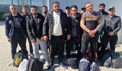 Edirne'de 11 düzensiz göçmen yakalandı