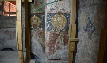 Sinop'ta Balatlar kazı çalışmalarında Hristiyan ikonaları ortaya çıktı