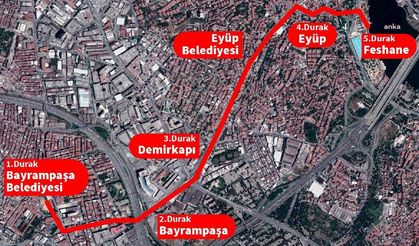 İBB, Eyüpsultan-Bayrampaşa Tramvay hattını öz kaynaklarıyla yapma kararı aldı