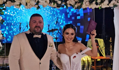 Ceyda Alkan ve İbrahim Tok çifti dünyaevine girdi