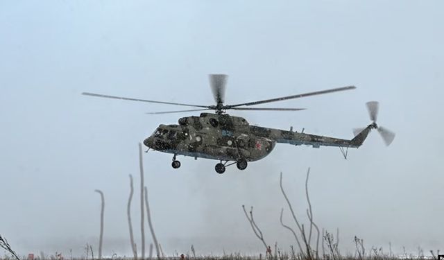 Rusya'da helikopter düştü: 3 mürettebat yaşamını yitirdi