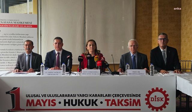 Valiliğin Taksim kararına tepki gösteren Çerkezoğlu: "Milyonların gözü kulağı Taksim 1 Mayıs alanında olacak"