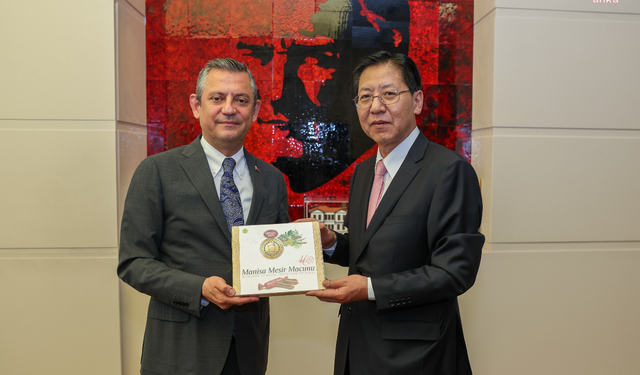 CHP Genel Başkanı Özgür Özel, Çin Büyükelçisi Liu Shaobin ile bir araya geldi