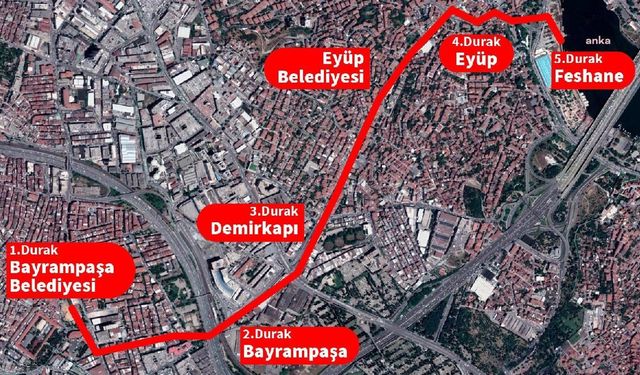 İBB, Eyüpsultan-Bayrampaşa Tramvay hattını öz kaynaklarıyla yapma kararı aldı