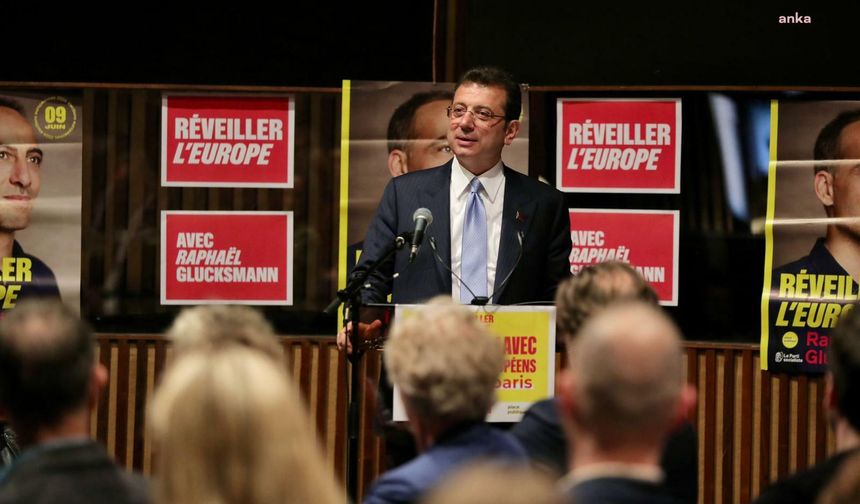 İmamoğlu Avrupa Sosyalist Partisi özel oturumunda konuştu
